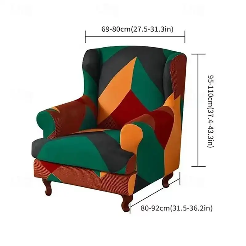 Simple Modern Soft Elastic All-wrap Tiger Bench Armchair Cover Leisure Stool Cover Cover Plaid Sofa Chair Cover