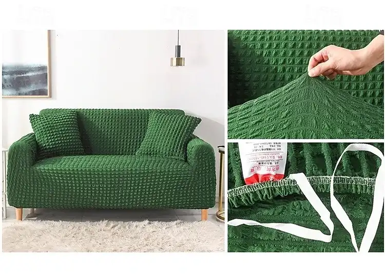 Sofa Cover Stylish Couch Covers 3D Bubble Lattice Furniture Protector 1 2 3 4 Seater Sofa Slipcovers for Living Room