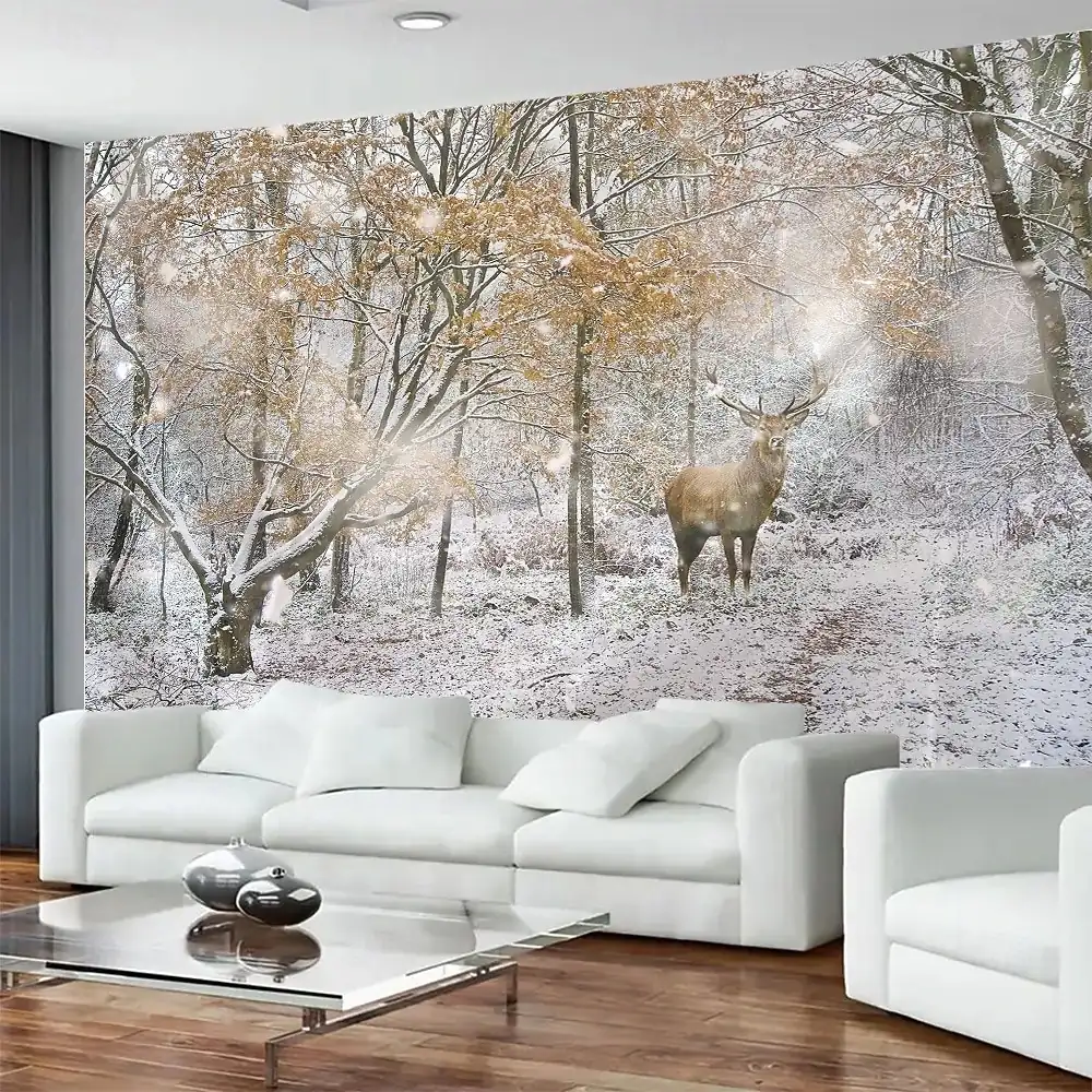 Winter Snow Scenery Large Tapestry Mural Art Decoration Photography Background Cloth Curtains for Home Bedroom Living Room 2026 – €13.99 dc87242db8e8ce6b6982f284484f55ef
