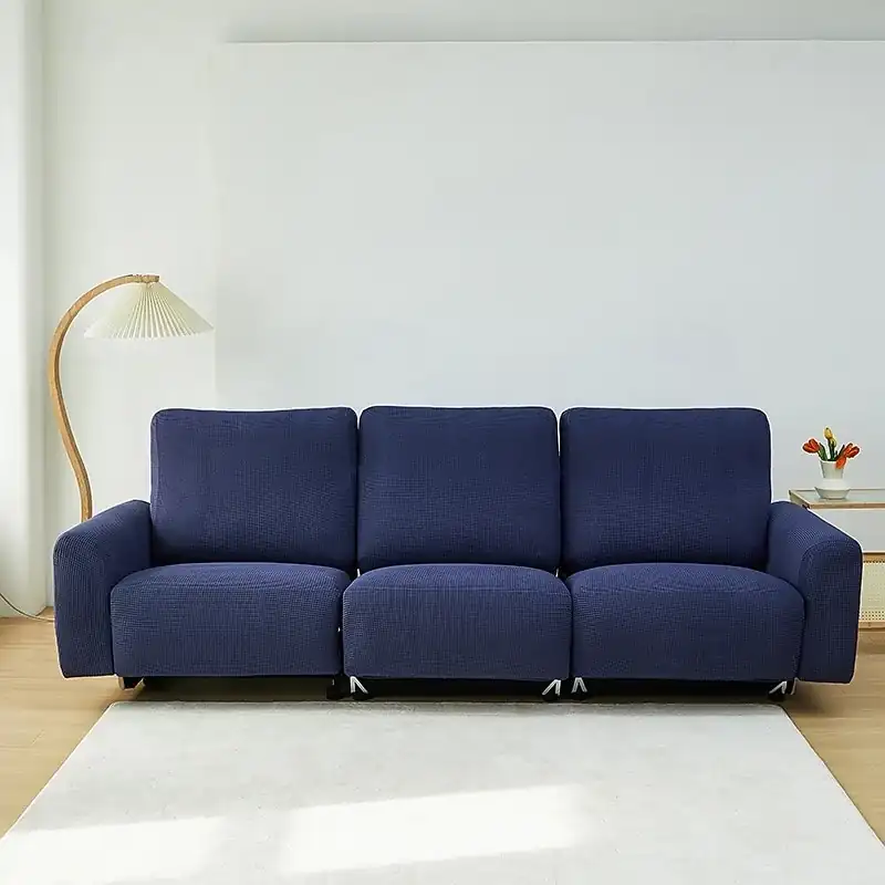 Recliner Sofa Covers, Stretch Reclining Couch Covers, Recliner Sofa Slipcovers Stripe Jacquard Recliner Couch Cover Furniture Protector Covers for Pet