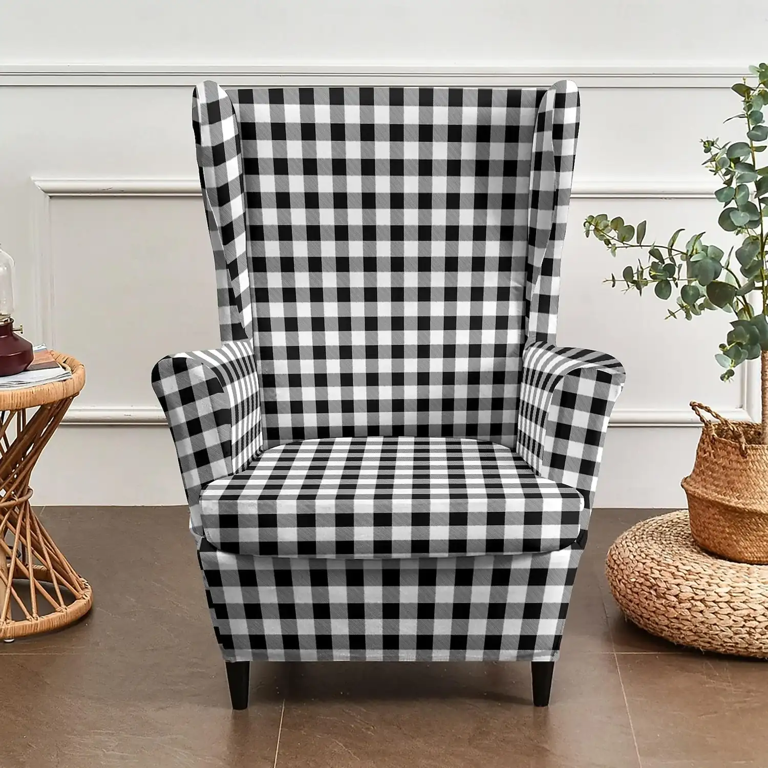 Floral, Striped & Geometric Printed Wingback Chair Covers, Stretch Polyester Slipcovers for Armchairs, Decorative Furniture Protectors 2026 – €45.99 30af8ebe74ae8661a4ad40a26a01f011
