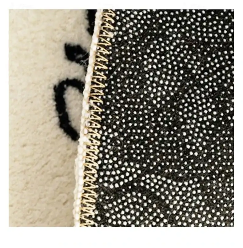 Area Rugs Tiger Print Shaped Rug For Living Room And Bedroom, Faux Fur Animal Skin Carpet, Soft Non-Slip Machine Washable Rug, Fluffy Accent Floor Mat