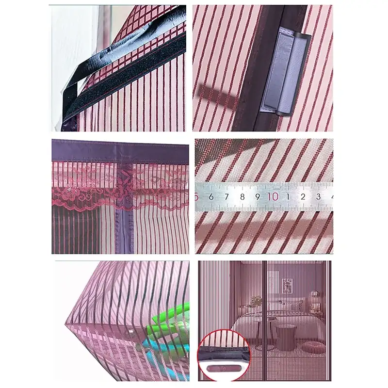 Magnetic Screen Door,Mosquito Net, Fly Insect Door Screen Magnetic Closure, Magnetic Door Screen Mesh Mosquito Protection for Convenient Entry, Keep B 7c202ee5989818a5394c36f7e60ef6a1